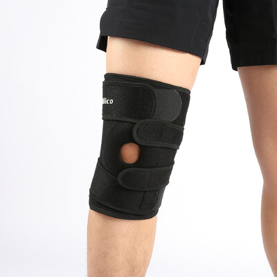 Podesivi prozračni steznik za koljeno otporan na udarce Opružna zaštita Potpora za koljena Kompresijski rukav za koljeno s bočnim stabilizatorima