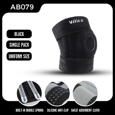 Podesivi prozračni steznik za koljeno otporan na udarce Opružna zaštita Potpora za koljena Kompresijski rukav za koljeno s bočnim stabilizatorima