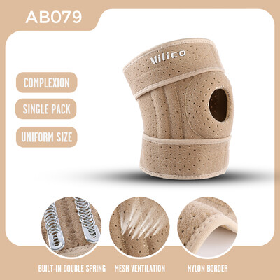 Podesivi prozračni steznik za koljeno otporan na udarce Opružna zaštita Potpora za koljena Kompresijski rukav za koljeno s bočnim stabilizatorima