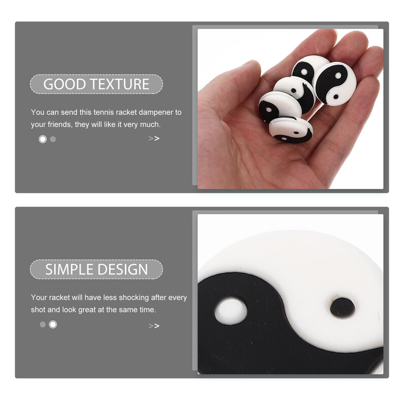 8 buc. Amortizor rachetă de tenis Amortizor rachetă Amortizoare Consumabile Amortizoare vibrații Gel de silice Silicon
