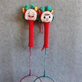 Kineska crvena navlaka za dršku za reket za badminton Plišani štitnici za držanje lutke Poklon