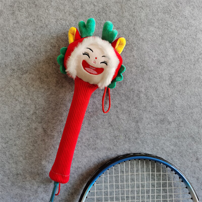 Kineska crvena navlaka za dršku za reket za badminton Plišani štitnici za držanje lutke Poklon