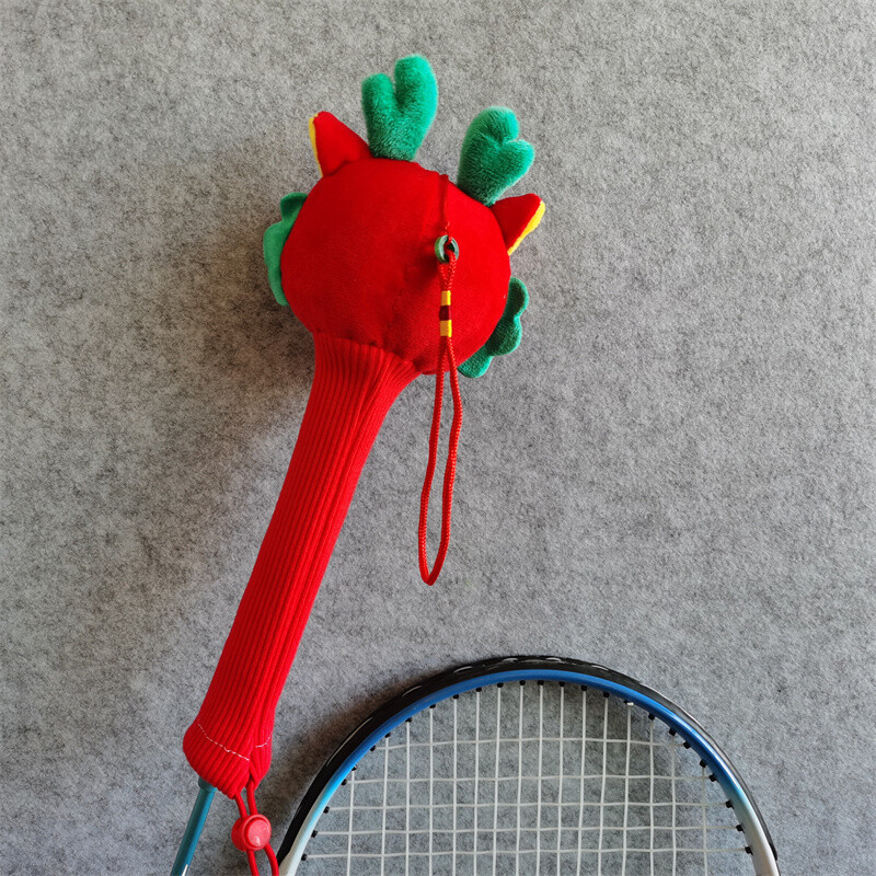 Kineska crvena navlaka za dršku za reket za badminton Plišani štitnici za držanje lutke Poklon