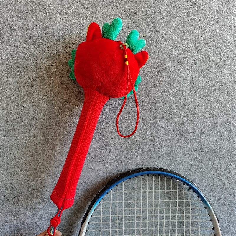 Kineska crvena navlaka za dršku za reket za badminton Plišani štitnici za držanje lutke Poklon