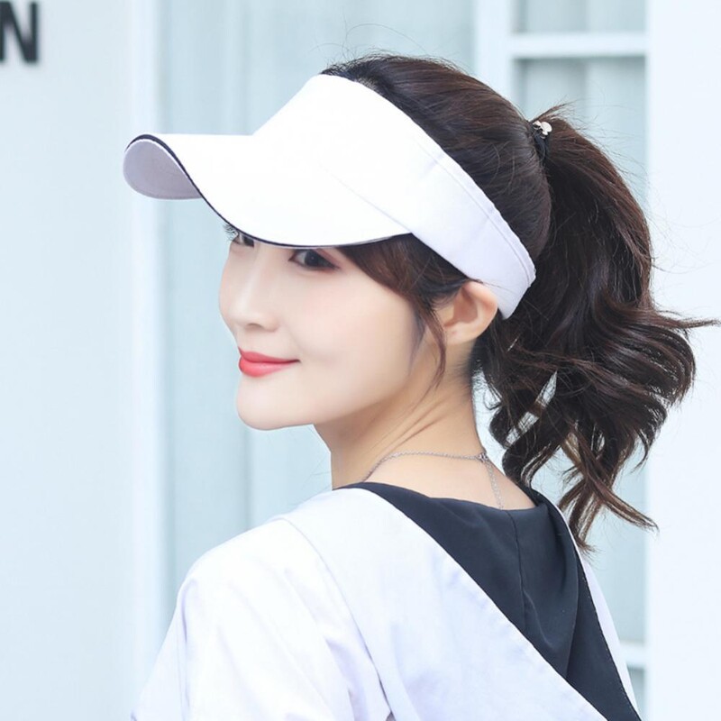 Prazan cilindar Puna boja Muški i ženski sport Maraton Tenis Bez gornjeg vizira Tenis Šešir za plažu Sportovi na otvorenom