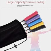 Podebljana dlakasta torba za pohranu reketa za badminton Otporna na habanje Sportska oprema Zaštitna navlaka Torbica za reket velikog kapaciteta