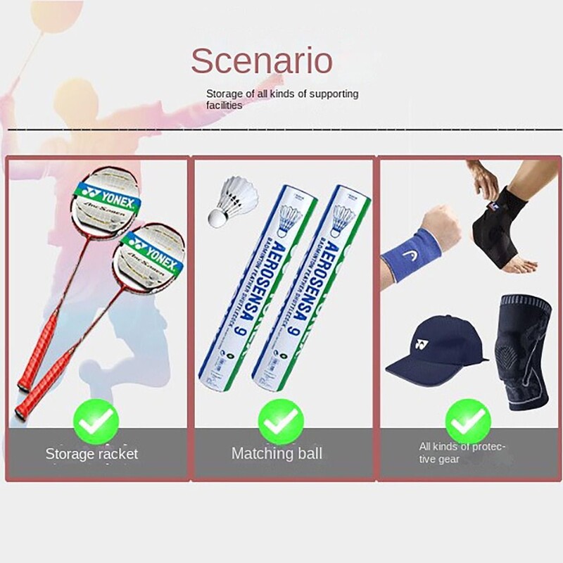 Podebljana dlakasta torba za pohranu reketa za badminton Otporna na habanje Sportska oprema Zaštitna navlaka Torbica za reket velikog kapaciteta