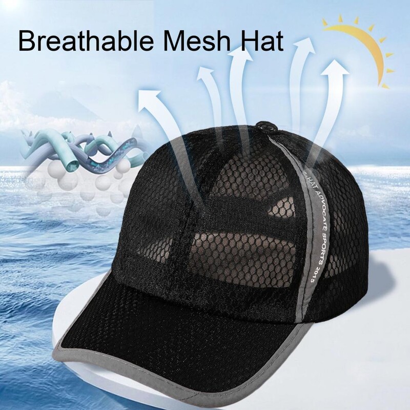 Vruća rasprodaja uniseks kapa s blagim zakrivljenim obodom u stilu kamiondžije, muška i ženska ležerna prozračna ljetna kapa