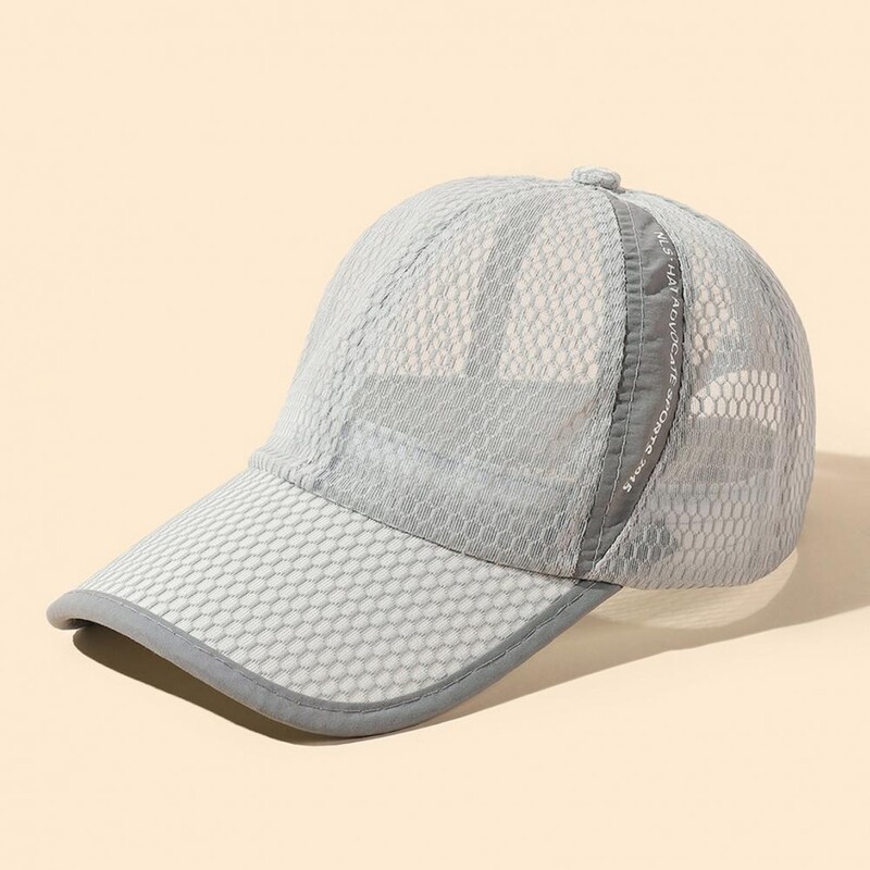 Vruća rasprodaja uniseks kapa s blagim zakrivljenim obodom u stilu kamiondžije, muška i ženska ležerna prozračna ljetna kapa