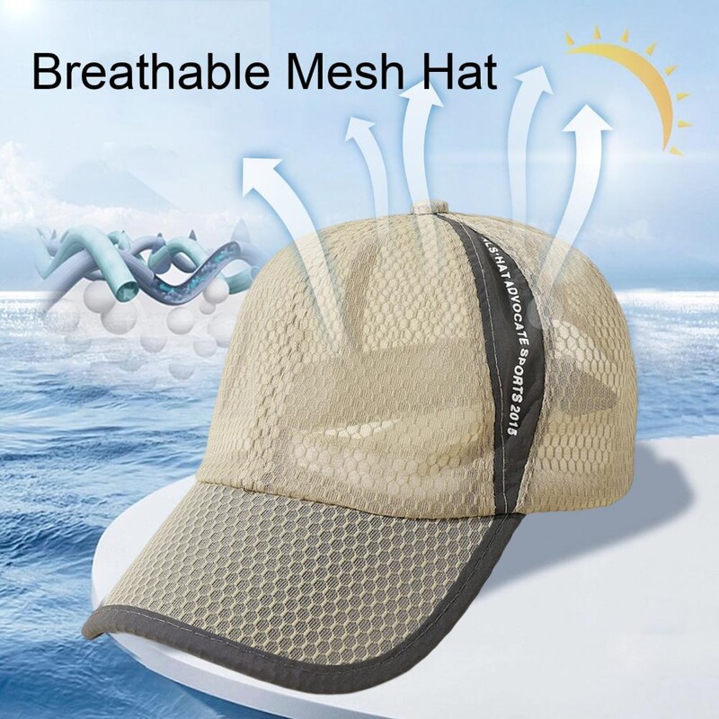 Vruća rasprodaja uniseks kapa s blagim zakrivljenim obodom u stilu kamiondžije, muška i ženska ležerna prozračna ljetna kapa
