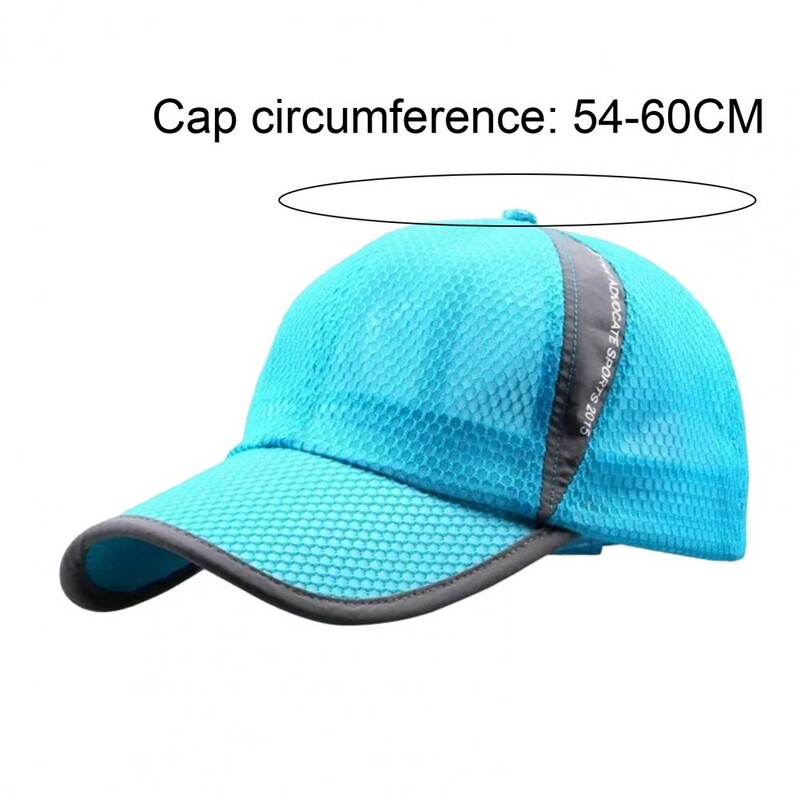 Vruća rasprodaja uniseks kapa s blagim zakrivljenim obodom u stilu kamiondžije, muška i ženska ležerna prozračna ljetna kapa