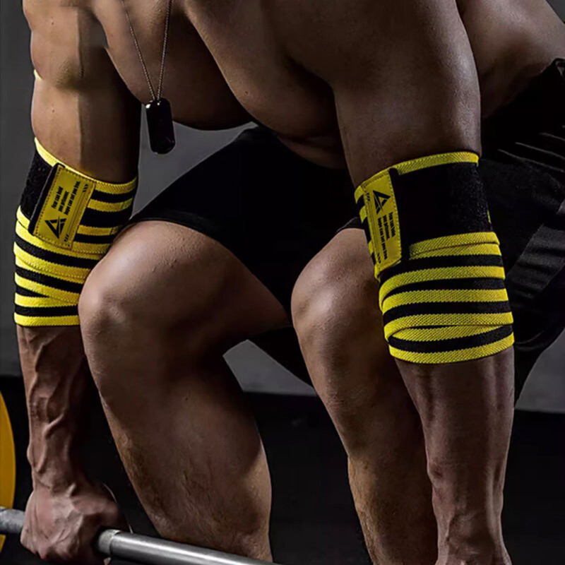 Jastučići za laktove od 120 cm Gym Man Wrap Bodybuilding Štitnik za lakat Traka Bandage Potpora Fitness Sport Zaštita za bench press【1PC】