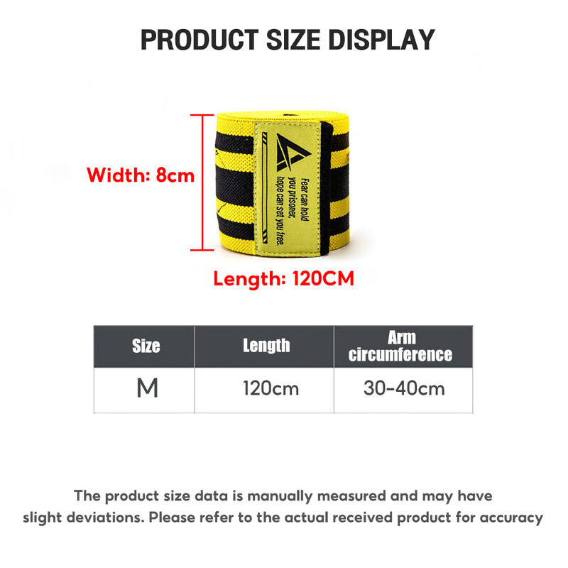 Jastučići za laktove od 120 cm Gym Man Wrap Bodybuilding Štitnik za lakat Traka Bandage Potpora Fitness Sport Zaštita za bench press【1PC】