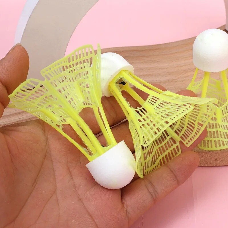 Mingi strălucitoare Antrenor de badminton, antrenament portabil de badminton, instrument profesionist de antrenament pentru badminton, volan, rebound