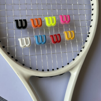 6PCS Wilson Tennis Racket Shock Absorber Vibration Demppener Антивибрационни силиконови спортни аксесоари за намаляване на вибрациите