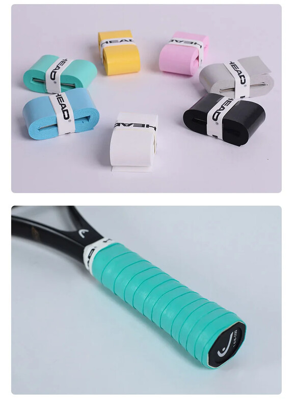 4 ks/sada HEAD Prime Tour Tennis Overgrip Protišmyková lepiaca PU páska Omotávka Rukoväť Špeciálny popruh Badmintonový tréningový potný pás