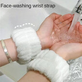 Βραχιόλια για πλύσιμο προσώπου Ιμάντες Μαλακή άνετη ελαστική απορροφητική πετσέτα για ντους SPA Yoga Sports Wash Band