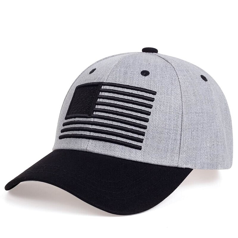 Modne bejzbolske kape s vezom američke zastave, proljeće i ljeto, podesive ležerne kape na otvorenom, šeširi za sunčanje
