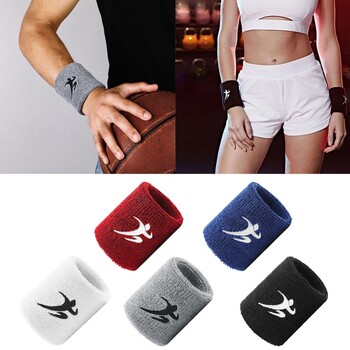 Fashion Working Out Wristbands Wrist Sweatbands Μαλακά βαμβακερά ελαστικά λουράκια καρπού Terrys Πανί για γυμναστήριο G99D