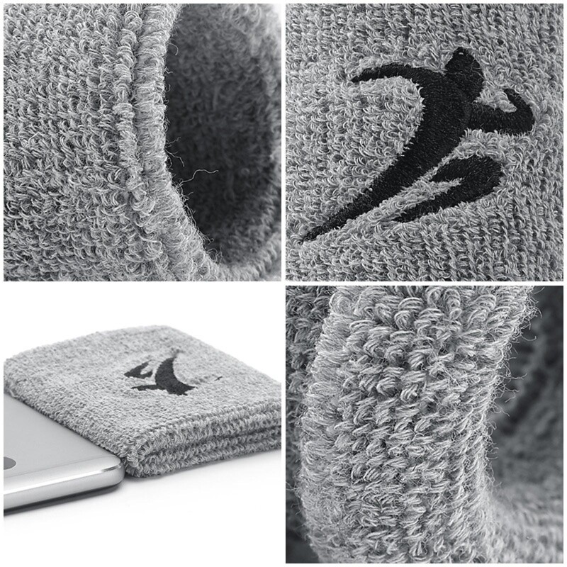 Modne narukvice za vježbanje Znojnice na zglobu Znojnice Mekane pamučne rastezljive narukvice Frotir za sportove u teretani G99D