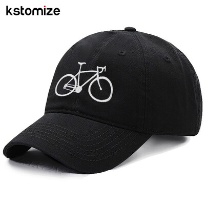 Vintage isprana pamučna visokokvalitetna bejzbol kapa s vezom za bicikliste za muškarce Žene Tatin šešir Golf kape Snapback kapa Dropshipping