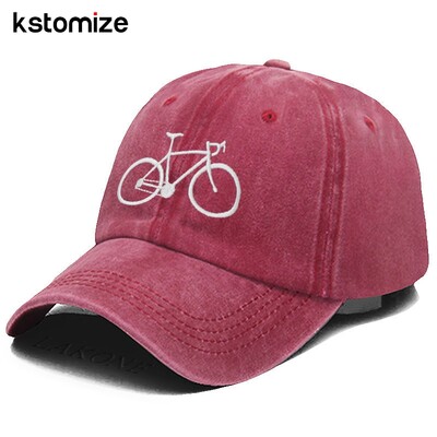 Vintage isprana pamučna visokokvalitetna bejzbol kapa s vezom za bicikliste za muškarce Žene Tatin šešir Golf kape Snapback kapa Dropshipping