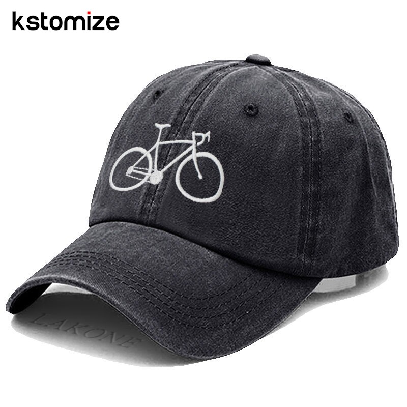 Vintage isprana pamučna visokokvalitetna bejzbol kapa s vezom za bicikliste za muškarce Žene Tatin šešir Golf kape Snapback kapa Dropshipping