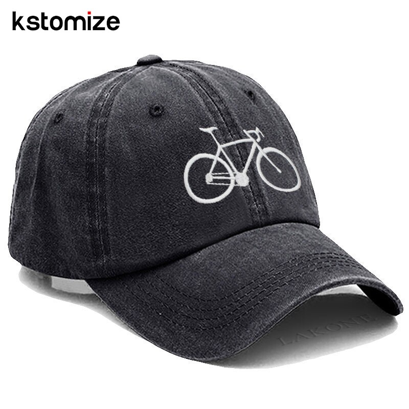 Vintage isprana pamučna visokokvalitetna bejzbol kapa s vezom za bicikliste za muškarce Žene Tatin šešir Golf kape Snapback kapa Dropshipping