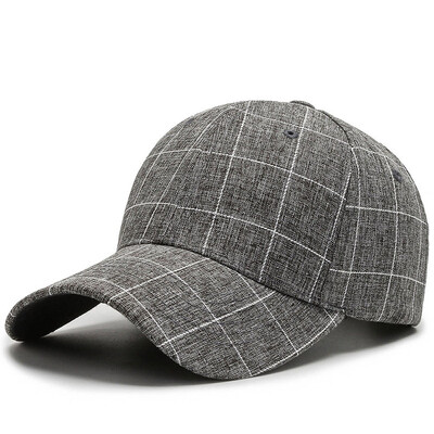 Karirana bejzbol kapa za muškarce, žene, šešir sa šiltom, podesivi šešir za sportove na otvorenom, šešir, šešir, šešir, šešir, šešir, šešir, šešir