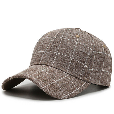 Karirana bejzbol kapa za muškarce, žene, šešir sa šiltom, podesivi šešir za sportove na otvorenom, šešir, šešir, šešir, šešir, šešir, šešir, šešir