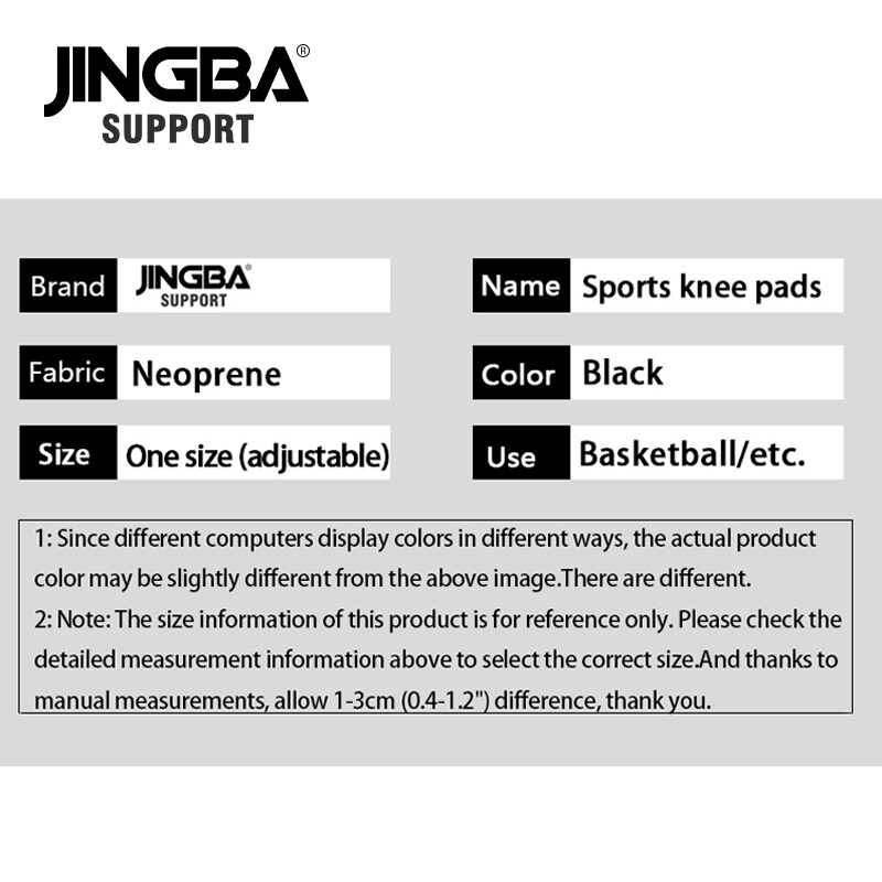 JINGBA SUPPORT genunchiere volei suport pentru genunchi sport în aer liber baschet protector anti-cădere pentru genunchi brete rodillera deportiva