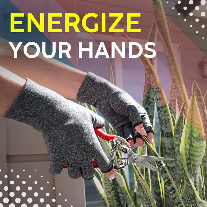 1 paar vasest artriidi kindaid poolsõrmega kindad sõrmedeta kindad naistele kompressioonkindad artriidi, karpeltunneli valu korral