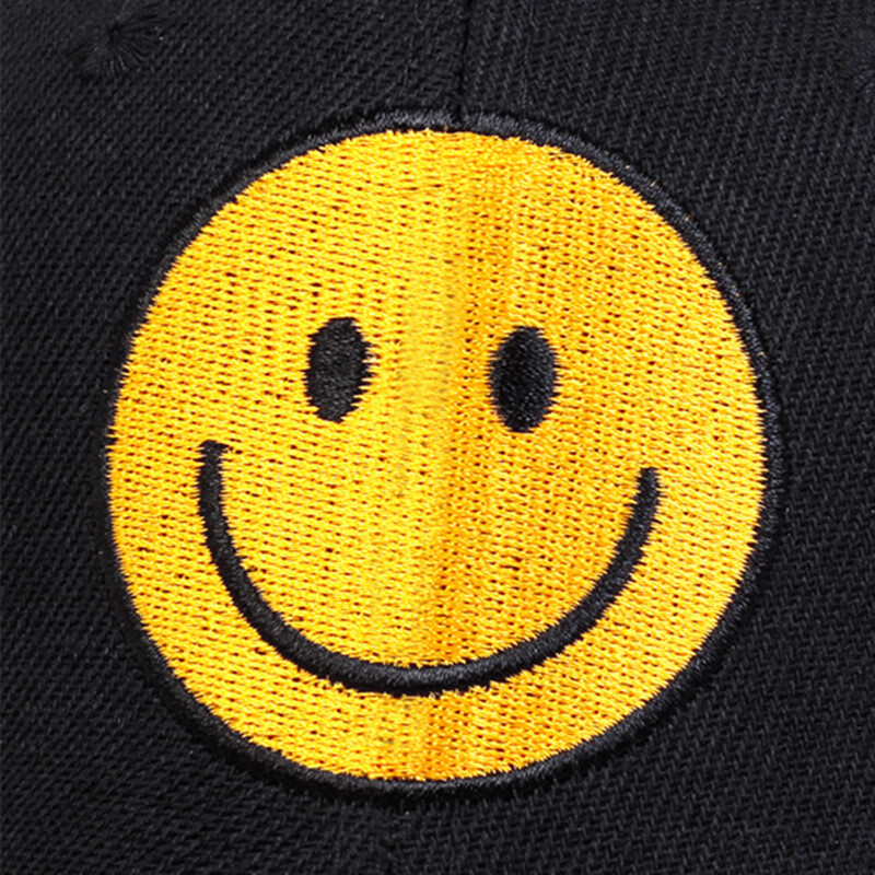 Bejzbol kapa Kapa s nasmiješenim licem Proljetna i ljetna moda koja odgovara muškim i ženskim parovima patkasta kapa Kapa za zaštitu od sunca na otvorenom