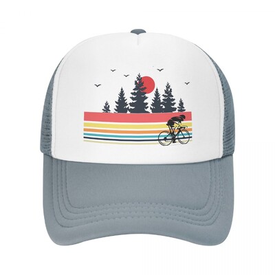 Retro biciklistička bejzbol kapa Brdski bicikl MTB biciklistički mrežasti šešir za muškarce Žene Hip Hop Kamiondžije Šeširi Snapback Kape sa šiljcima