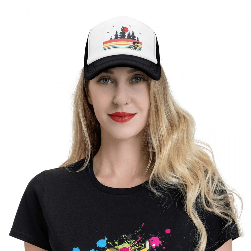 Retro biciklistička bejzbol kapa Brdski bicikl MTB biciklistički mrežasti šešir za muškarce Žene Hip Hop Kamiondžije Šeširi Snapback Kape sa šiljcima