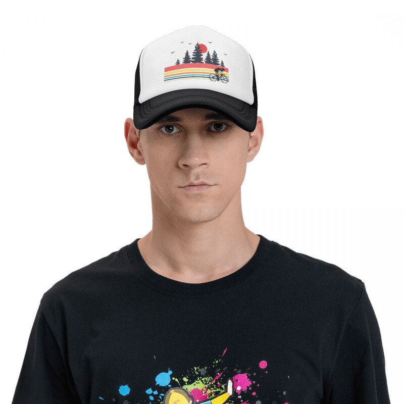 Retro biciklistička bejzbol kapa Brdski bicikl MTB biciklistički mrežasti šešir za muškarce Žene Hip Hop Kamiondžije Šeširi Snapback Kape sa šiljcima