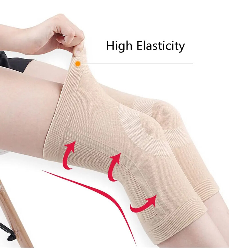 1 par rukava za koljena za podršku koljenima, poboljšanje cirkulacije i ublažavanje bolova, sportska kompresija za trčanje