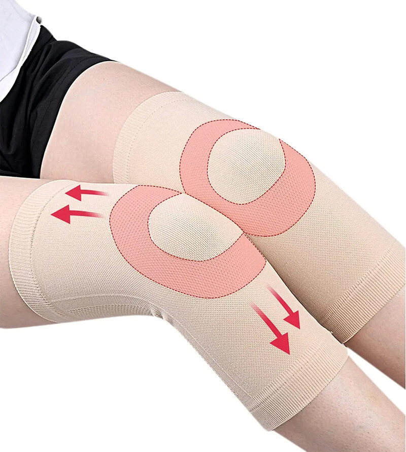 1 par rukava za koljena za podršku koljenima, poboljšanje cirkulacije i ublažavanje bolova, sportska kompresija za trčanje