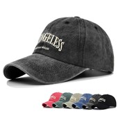 Los Angeles Baseball kapa Muškarci Žene Hip hop šeširi s izvezenim slovima Vintage Wash Pamuk Mekani šeširi sa šiltom za sunce Unisex Ležerna kapa