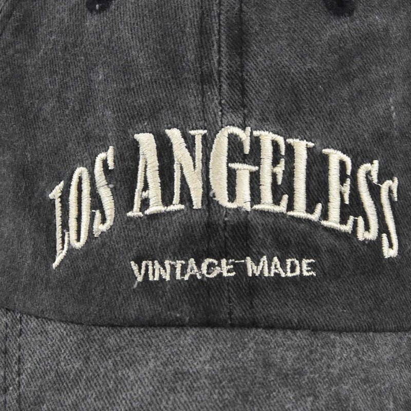 Los Angeles Baseball kapa Muškarci Žene Hip hop šeširi s izvezenim slovima Vintage Wash Pamuk Mekani šeširi sa šiltom za sunce Unisex Ležerna kapa