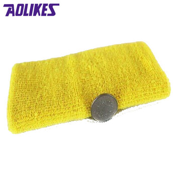 AOLIKES 1 бр. 15*7.5 Wrap Brace Support Wrap Тенис Wristband Sport Sweatband for Gym Yoga Volleyball Hand Sweet Band polsband