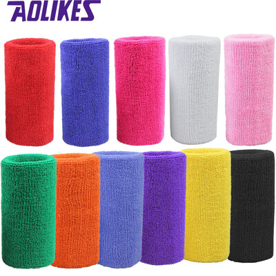 AOLIKES 1 db 15*7,5 csuklópánt támasztó pánt Tenisz csuklópánt Sport izzasztószalag edzőteremhez jóga röplabda kézi izzasztószalag polspánt