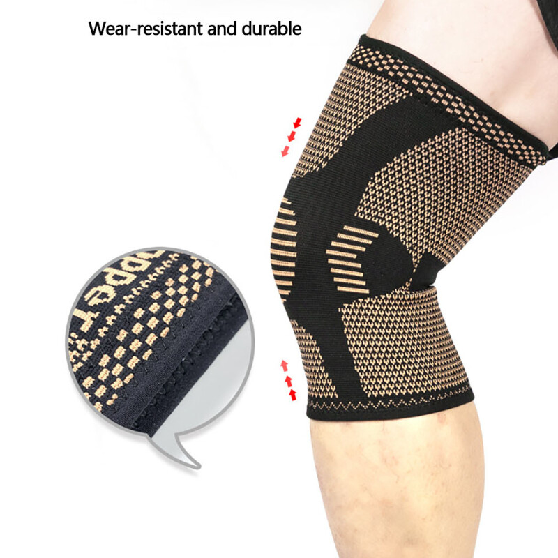 1PC bakreni steznik za potporu koljena, elastični najlonski kompresijski jastučić za koljeno, za ublažavanje artritisa, bolova u zglobovima, fitnes, trčanje, biciklizam