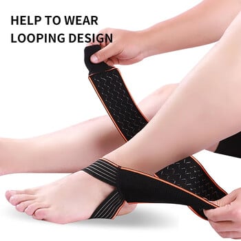 1PCS Professional Sports Ankle Strain Wraps Bandages Elastic Weave Στήριγμα αστραγάλου Προστατευτικό για μπάσκετ τρεξίματος γυμναστικής