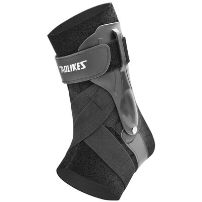 AOLIKES 1 BUC glezna pentru glezna entorsa, glezna de sprijin cu stabilizatori laterali pentru barbati si femei, stabilizator pentru glezna