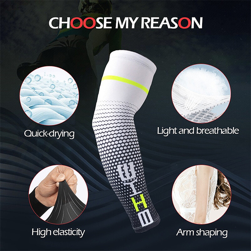 1 par Unisex biciklističkih sportskih rukava za trčanje Rukavi za hlađenje ruku UV zaštita od sunca Navlaka za manšete Zaštitni elastični rukavi za ruke Novo