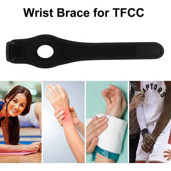 1PCS TFCC Wrist Brace Ulnar Wrist Brace & Compression Ring Pad за жени, мъже, TFCC разкъсване, тренировка, тендинит, баскетбол, спорт