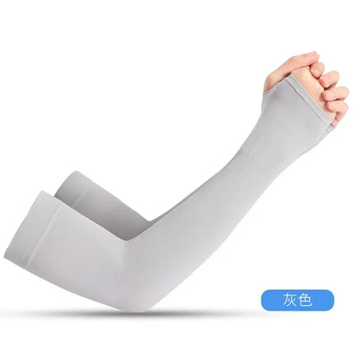 1 ζεύγος Ice Silk Αντηλιακά καλύμματα βραχιόνων Unisex Κάλυμμα αγκώνων Ποδηλασία σε εξωτερικό χώρο Τρέξιμο ψάρεμα Οδήγηση Cool Anti-UV μανίκια βραχιόνων
