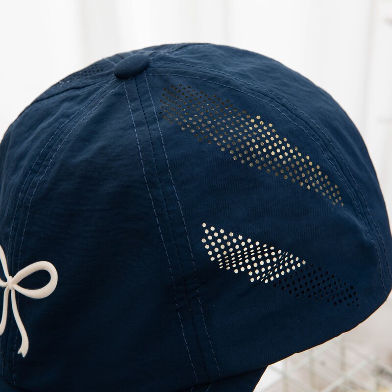 Ljetna tanka bejzbol kapa s mašnom za žene koja se brzo suši