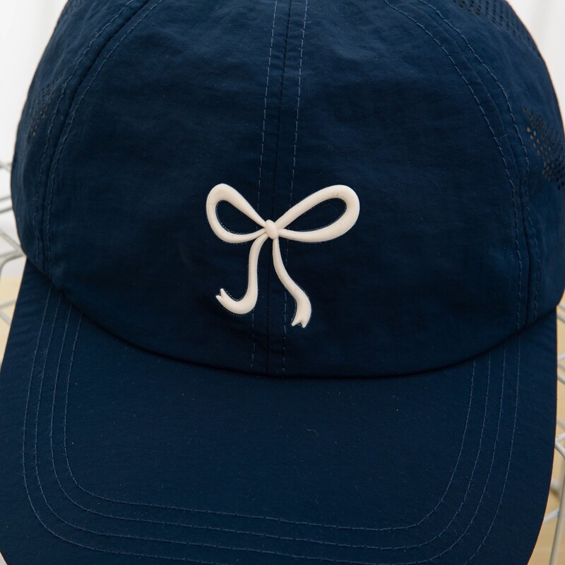 Ljetna tanka bejzbol kapa s mašnom za žene koja se brzo suši